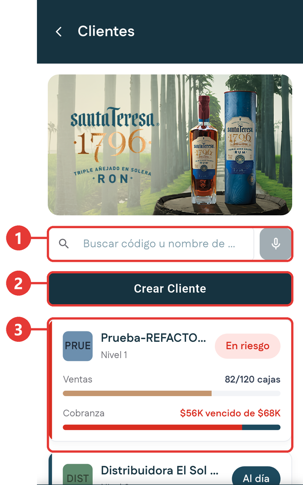Directorio de clientes