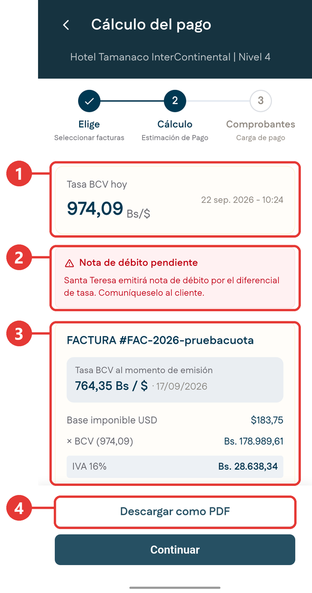 Paso 2: cálculo